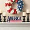 Glitzhome&#xAE; 14&#x22; Wide America the Beautiful Tabletop D&#xE9;cor